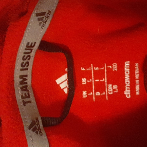 Mens L Adidas pullover hoodie - Picture 3 of 4